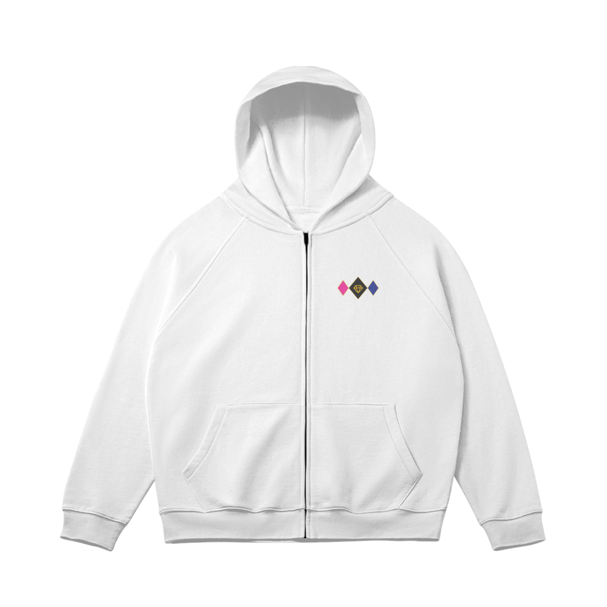 BTDC Triple Diamonds Hoodie Gold back