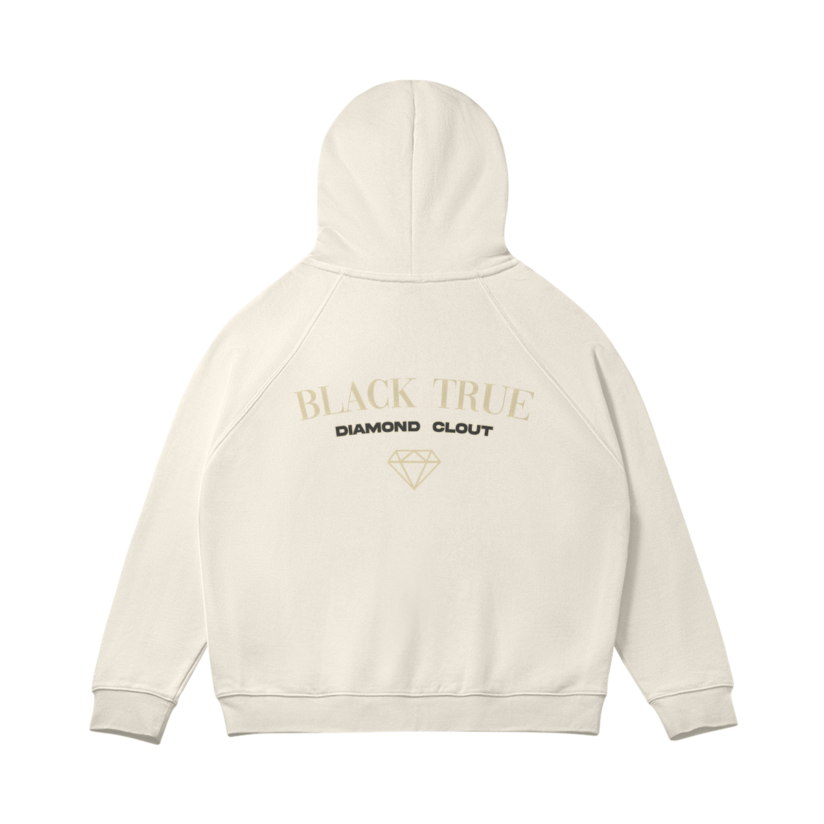 BTDC Triple Diamonds Hoodie Gold back