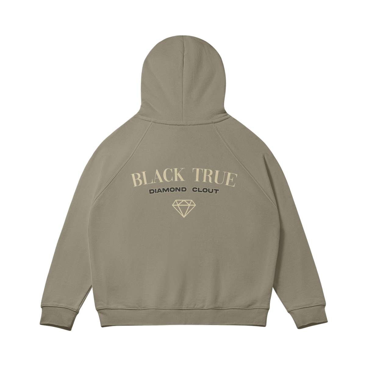 BTDC Triple Diamonds Hoodie Gold back