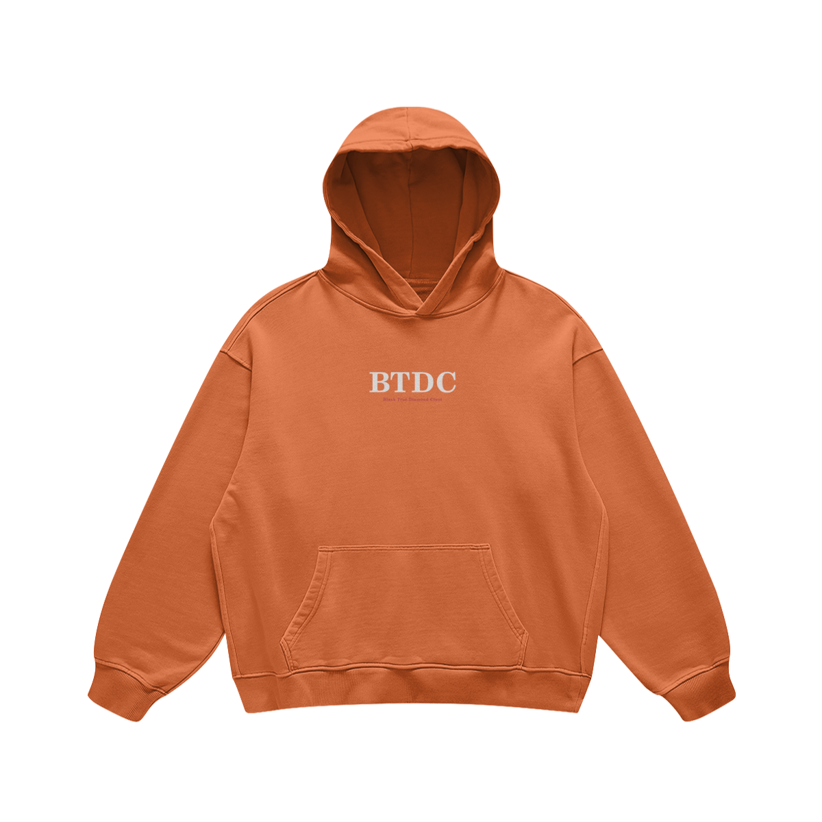 BTDC - Embroidery oversized hoodie