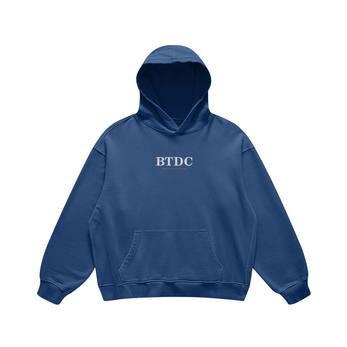 BTDC - Embroidery oversized hoodie