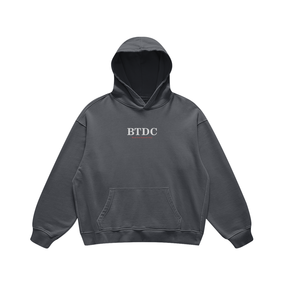 BTDC - Embroidery oversized hoodie